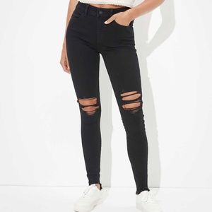 American Eagle Black Jegging Jeans